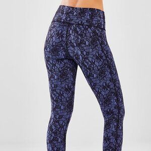 Fabletics Define PowerHold High-Waisted 7/8 legging Sabine Blue Size S